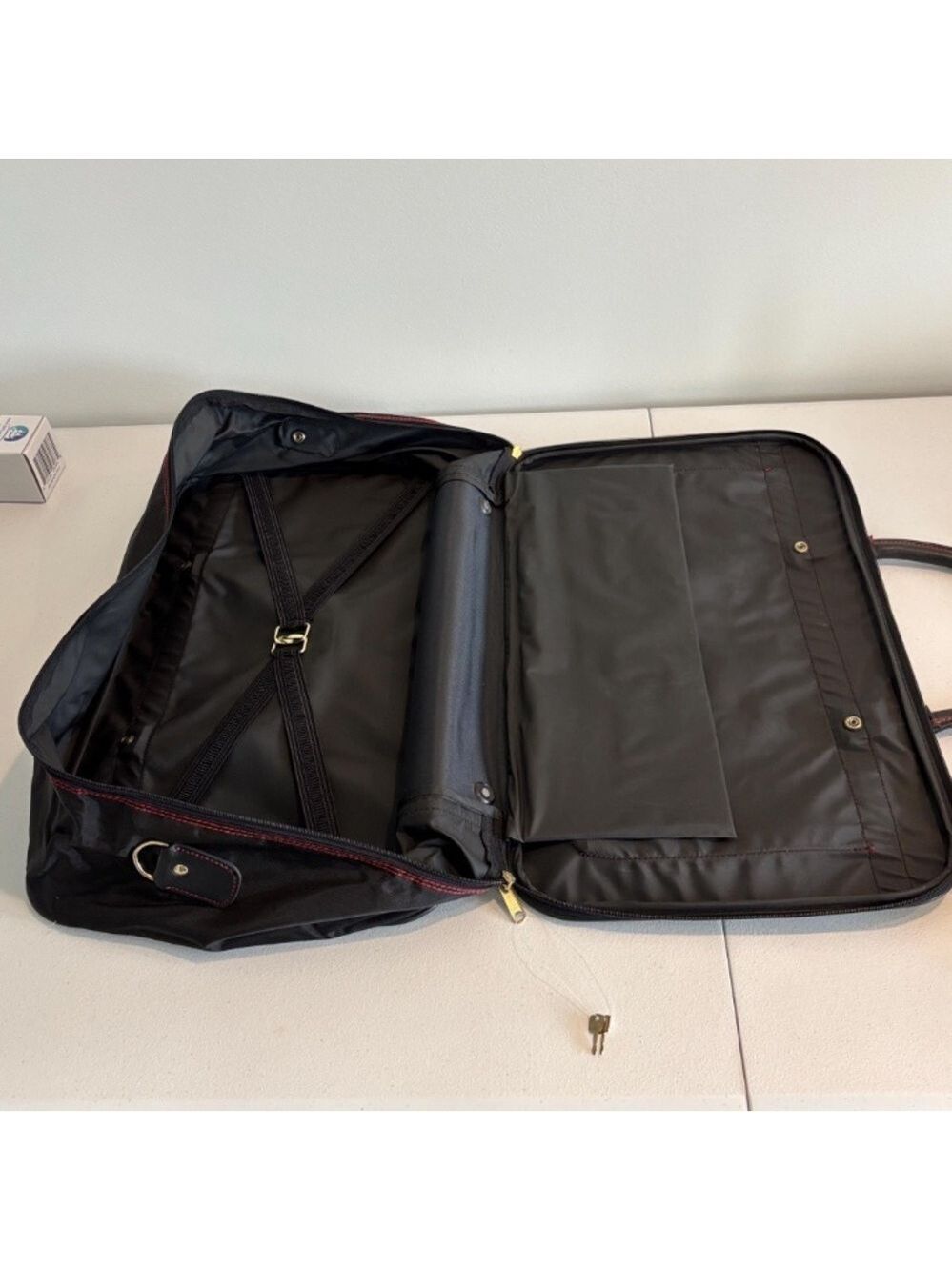 Vintage IMPALA travel bag soft sided carry on luggage NWOT black - Picture 5 of 14